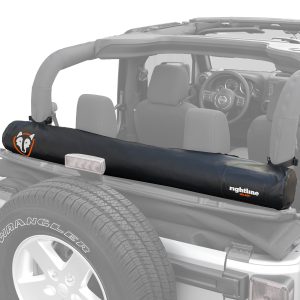 RIGHTLINE 100J78-B Jeep Soft Top Window Storage Bag, Black