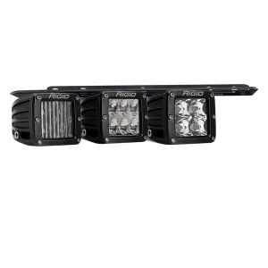 RIGID 46738 Triple Fog Kit Fits The 2021+ FORD RAPTOR Includes D-Series SAE Pro, D-Series Spot, D-Series Drive, Yellow Covers, Harnesses