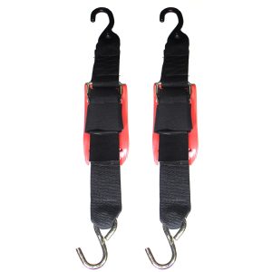 ROD SAVER QRTD4VP QUICK RELEASE TRAILER TIE-DOWN W/VINYL PAD - 2 INCH X 4FT - PAIR