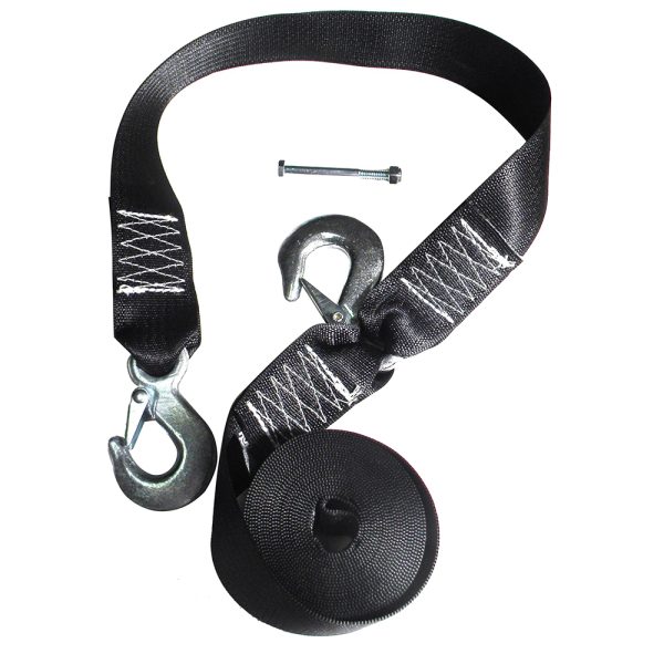 ROD SAVER WS16S WINCH STRAP REPLACEMENT W/SAFETY STRAP - 16