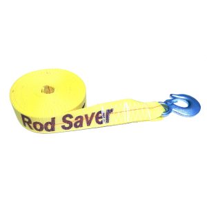ROD SAVER WSY20 HEAVY-DUTY WINCH STRAP REPLACEMENT - YELLOW - 2 INCH X 20