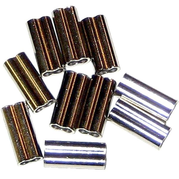RUPP 03-1104-10PK Nickel Crimp Sleeves - 10 Pack