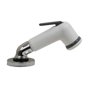 SCANDVIK 10191P ELBOW HANDLE PULL OUT SPRAYER - WHITE W/ 6FT HOSE
