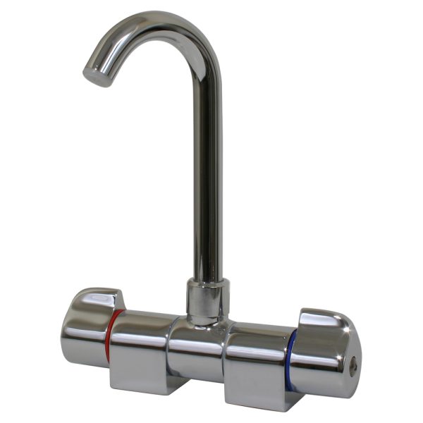 SCANDVIK 10474P FOLDING SPOUT MIXER CHROME