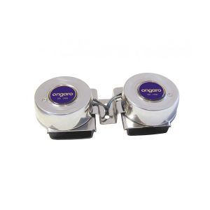 SCHMITT MARINE 10002 Ongaro SS Mini Compact Twin Horn - 12V