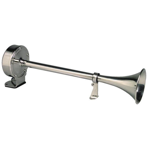 SCHMITT & ONGARO 10027 ONGARO DELUXE SS SINGLE TRUMPET HORN - 12V
