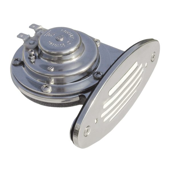 SCHMITT & ONGARO 10050 ONGARO MINI SINGLE DROP-IN HORN WITH SS GRILL - 12V LOW PITCH