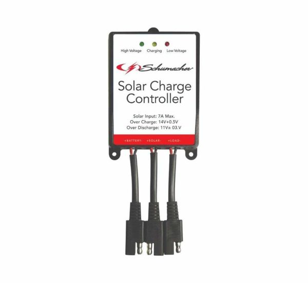 SCHUMACHER SP1500 SP-1500 Solar Battery Charger and Maintainer with Solar Charge Controller - 15 Watts, 12V - For Cars, Boats, Motorcycles, Snowmobiles, Trucks, and RVs, Black