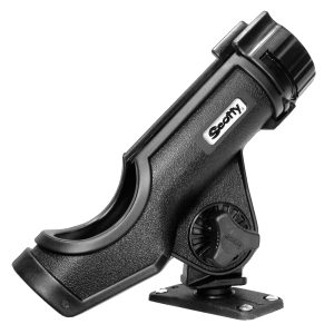 SCOTTY 231-BK POWERLOCK ROD HOLDER BLACK WITH 244 FLUSH DECK MOUNT