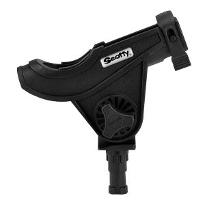 SCOTTY 279-BK BAITCASTER/SPINNING ROD HOLDER WITHOUT MOUNT