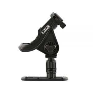 SCOTTY 282-BK Baitcaster/Spinning Rod Holder Track Combo Black