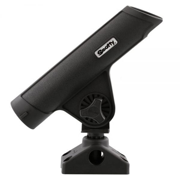 SCOTTY 350-BK Rodmaster II Rod Holder with Combination Side/Deck Mount