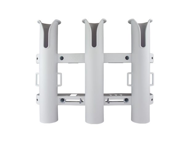 SEA-DOG 325032-1 TRIPLE THREAT 3 POLE ROD HOLDER WHITE