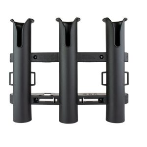 SEA-DOG 325033-1 TRIPLE THREAT 3 POLE ROD HOLDER BLACK