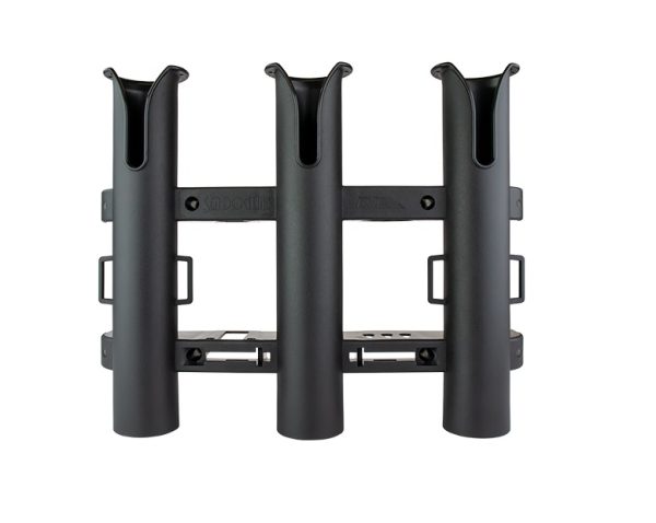 SEA-DOG 325033-1 TRIPLE THREAT 3 POLE ROD HOLDER BLACK