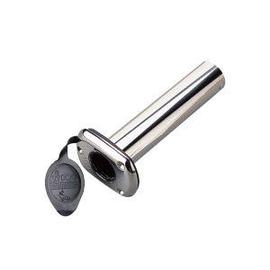 SEA-DOG 325233-1 STAINLESS STEEL FLUSH MOUNT ROD HOLDER W/CAP - 90°