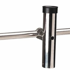 SEA-DOG 327175-1 RAIL MOUNT ADJUSTABLE ROD HOLDER FITS DIAMETER 1-11/16 INCH - FORMED & CAST 316 STAINLESS STEEL
