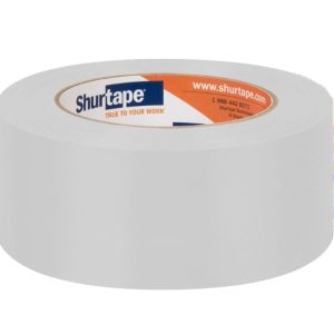 SHURTAPE 105747 PE 901 STW 72MM X 33M-16 RLS, Used For Seaming And Sealing Applications Across Variety Of Surfaces; Synthetic Rubber Based Adhesive; 108 Foot Length x 2.83 Inch Width x 9 Mil Thickness; Watertight Seal; White; Polyethylene Film Backing