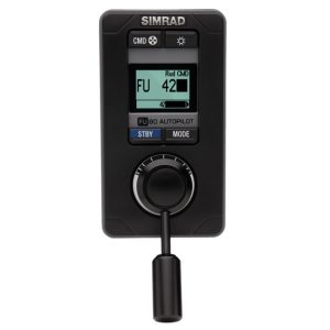 SIMRAD 000-10183-001 FU80 FOLLOW-UP STEERING LEVER, Black; Integrated 1.7 Inch Display Enables Remote Autopilot Control; With N2K-T-RD Network T-Connector