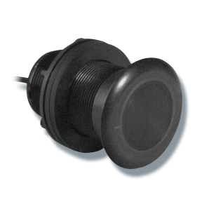 SIMRAD 000-13915-001 XDCR XSONIC 50/200KHZ PLASTIC LP, P319; Thru-Hull Mount; 50/200 kHz Frequency Broadband Transducer; Plastic Low-Profile Housing; 33 Feet Cable