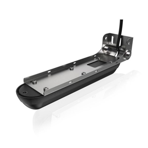 SIMRAD 000-14490001 Transducer; Active Imaging Transom Mount; 455/800 kHz CHIRP Sidescan/ Down Scan Imaging 2-In-1 Sonar Featuring Transducer; 25 Feet Cable For Single Transducer Installations; With Mounting Hardware
