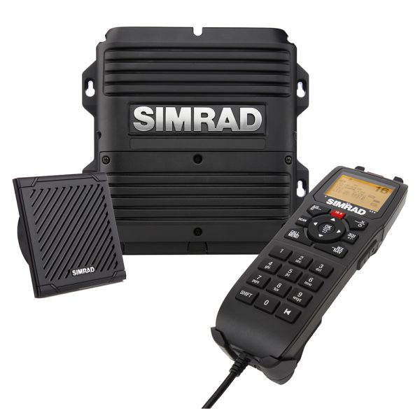 SIMRAD 000-14531-001 RS90S VHF RADIO BLACK BOX W/AIS & HAILER