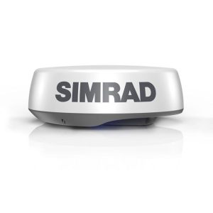 SIMRAD 000-14535-001 RADARHALO242448NMDOPPLER10M, Dome; 24 Inch Dome; Up To 48 Nautical Miles Range; 60 RPM Range; White; IPX6 Rating Waterproof; With 10 Meter Cable/ 1.5 Meter RJ45 To 5 Pin Cable And RJ45 Waterproofing Boot