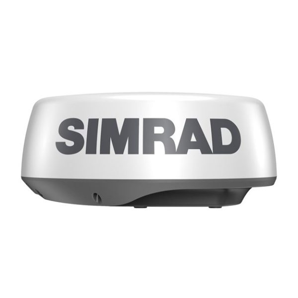 SIMRAD 000-14537-001 RADAR HALO20 20FT 24NM 10M, Dome; 20 Inch Dome; Up To 24 Nautical Miles Range; 24 RPM Range; White; IPX6 Rating Waterproof; With 10 Meter Cable