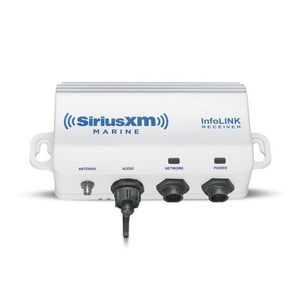 SIMRAD 000-14970001 WM-4 SiriusXM Marine Satellite Weather/Audio Receiver with Shakespeare SRA-50 Antenna