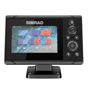 SIMRAD 000-14995001 Cruise 5-5-inch GPS Chartplotter with 83/200 Transducer Preloaded C-MAP US Coastal Maps