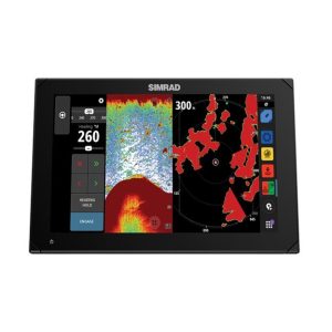 SIMRAD 000-15222001 NSX 3012 - Chartplotter Fish Finder (No Transducer) with C-MAP DiscoverxCharts, Black