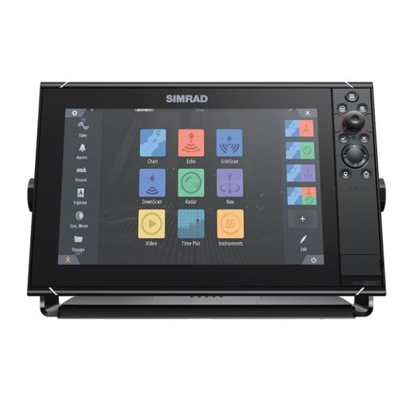 SIMRAD 000-15403002 NSS12 Evo3S - 12-inch Multifunction Fish Finder Chartplotter with Preloaded C-MAP US Enhanced Charts