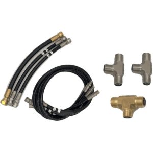 SIMRAD 000-15943001 Boat Autopilot Hose Kit; Verado; For MKII Series Autopilot Pumps; With Three 1-4 Inch Hose(36 Inch Length)/ Two 1/4 Inch Hose(15 Inch Length)/ Return Hose/ T-Connectors