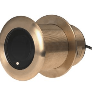 SIMRAD 000-16190-001 XSONIC AIRMAR B75H (12 ), B75H; Thru-Hull Mount; 9 Pin; 214 Meter Maximum Depth; 130 To 210 kHz High Chirp frequency; 600 Watt Power Rating; Bronze Low-Profile Housing With 12 Degree Tilt; 8 To 15 Degree Hull Deadrise