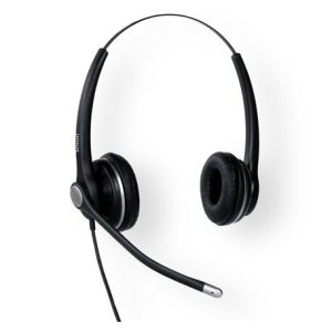 SNOM A100D Wired Binural Headset with QD RJ9
