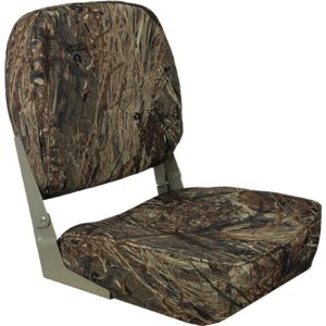 SPRINGFIELD 1040627 Marine Low Back Folding Seat - Mossy Oak Duck Blind