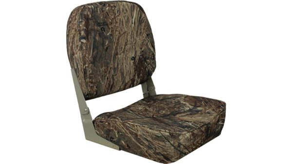 SPRINGFIELD 1040627 Marine Low Back Folding Seat - Mossy Oak Duck Blind