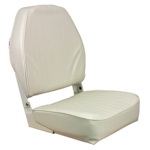 SPRINGFIELD 1040649 HIGH BACK FOLDING SEAT WHITE
