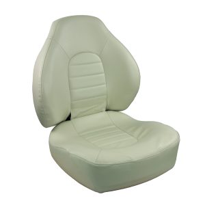 SPRINGFIELD 1041636 FISH PRO MID BACK FOLDING SEAT - WHITE
