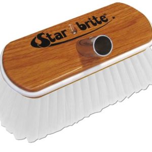 STAR BRITE 040172 Synthetic Wood Brush - Stiff - White, 8 INCH