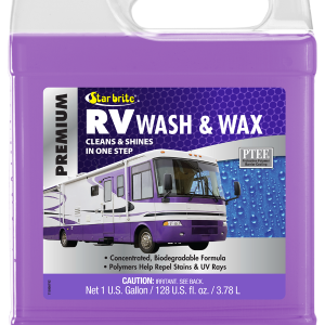 STAR BRITE 071500N RV Wash & Wax - One-Step Concentrated Cleaner, UV Protection, Non-Toxic, Biodegradable - Ideal for RV, Camper Cleaning - 1 Gallon, 128 Fluid Ounces (071500)