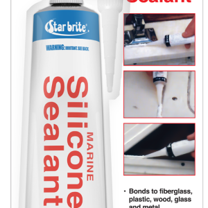 STAR BRITE 082101 Marine Silicone Sealant 2.8 Oz White