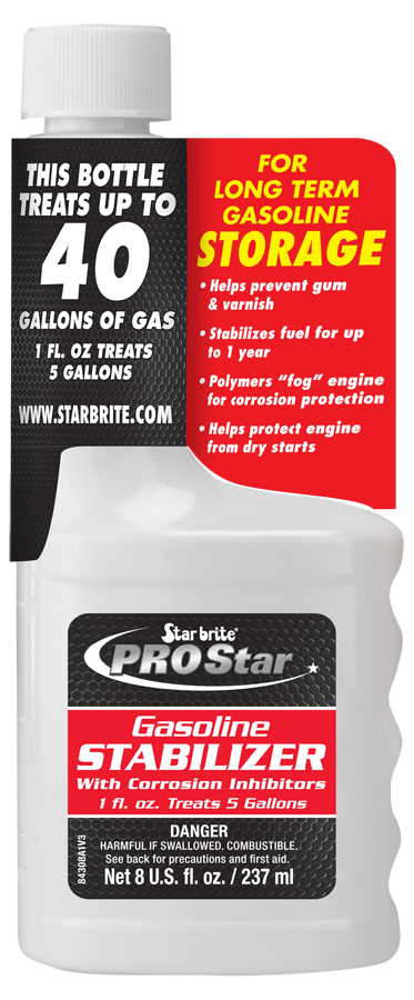 STAR BRITE 084308P EZ Store EZ Start Gas Storage Additive - 8 OZ