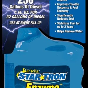 STAR BRITE 093108 Star Tron Enzyme Fuel Treatment - Super Concentrated Diesel Formula - 1 oz. Treats 32 Gallons - 8 OZ