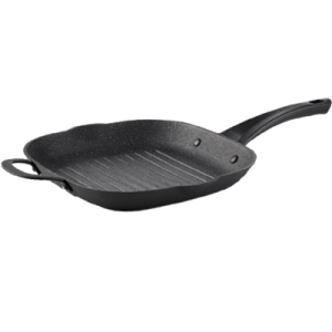 STARFRIT 060903-004-0000 The Rock 11 INCH x 11 INCH Cast Iron Grill Pan