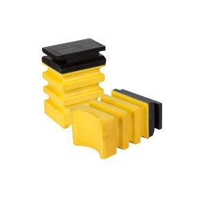 SUPERSPRINGS SSR-338-54 SumoSprings Rear Solo for Mercedes-Benz Sprinter 3500 | Left/Right Pair | 1400 (lb) Capacity at 50% Compression | Made in The USA, Yellow