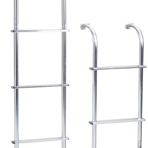 SURCO 502L RV Motorhome Exterior Ladder | Universal | Made in The USA | Light Weight Strong Aluminum | Straight Ladder for Straight Van Contour | Easy Installation
