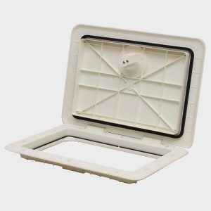 T-H MARINE HAT-1115-2-DP T. H. Marine 11 INCH X 15 INCH Non-Locking Hatch - Polar White