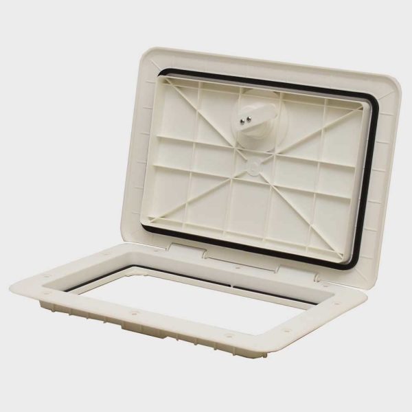T-H MARINE HAT-1115-2-DP T. H. Marine 11 INCH X 15 INCH Non-Locking Hatch - Polar White