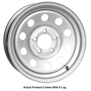 TASKMASTER 0865SM1LBX STEEL - 16X6 8X6.5 SILVER MOD BOXED